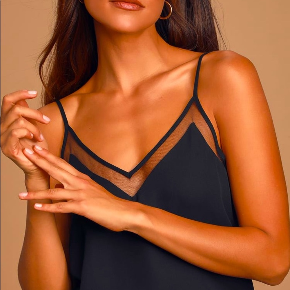 Mesh tank top
